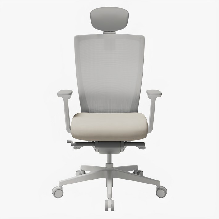 시디즈 T50 컴퓨터 책상 의자 HDA 방문설치, 화이트아이보리