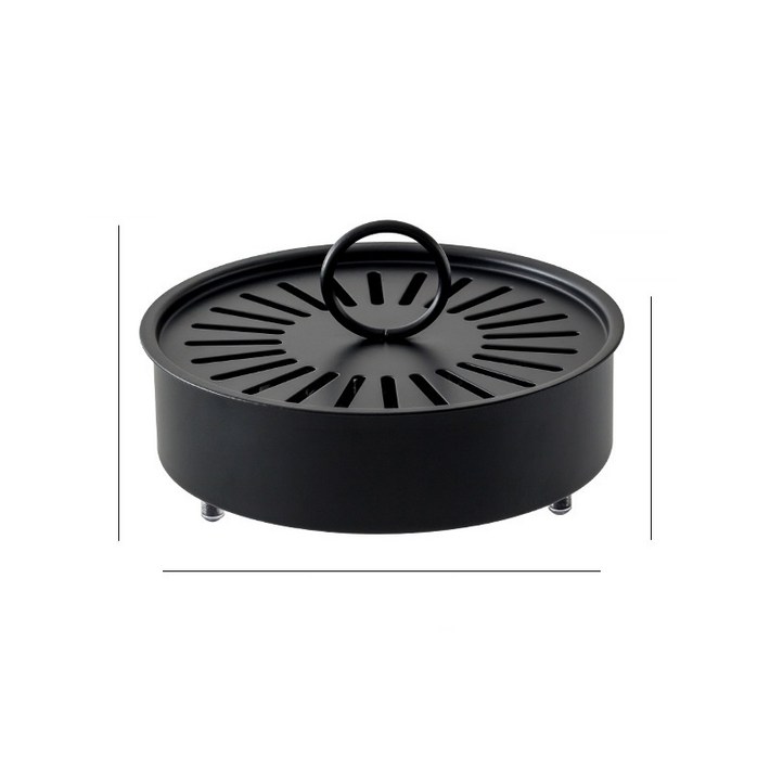 감성 모기향 연소기 인센스 홀더 거치대 받침대, 블랙