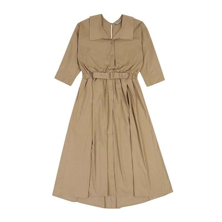 [백화점정품]   [코데즈컴바인] 벨트디테일 카라원피스 (CJC-OP503W8) 여성원피스