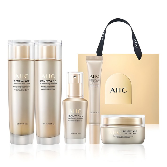 AHC 리뉴에이지 토탈 4종 아이크림 20ml 기프트 세트