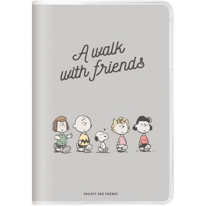 스누피다이어리 2023 플래너 찰리브라운친구들 그레이 노트 수첩 일본달력임