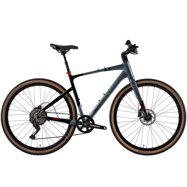 레이윤 GH711HD 그래블 바이크 하이브리드 자전거 입문용 Gravel 700C 완조립, 1개, 510cm, 블랙그레이