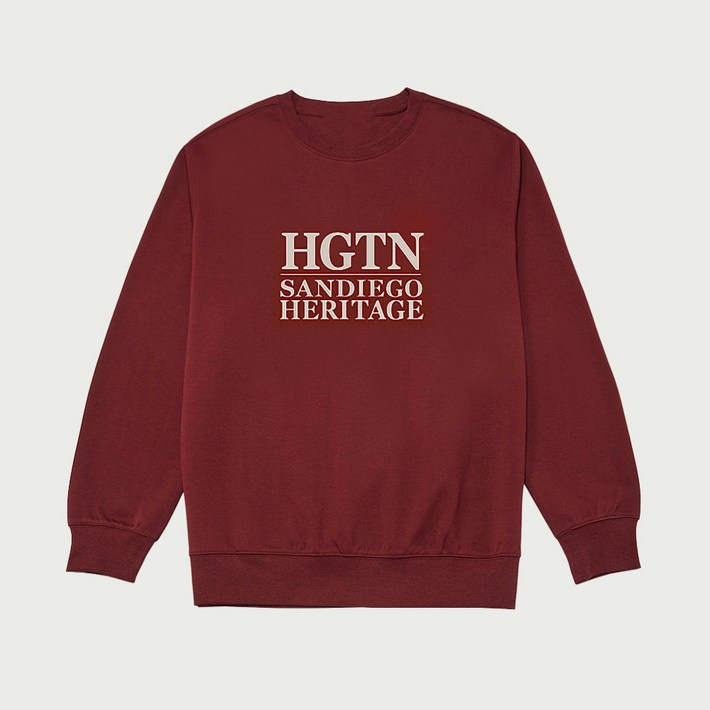 행텐주니어 경산NC점 행텐틴즈 프렌치 테리 빅 로고 그래픽 맨투맨버건디