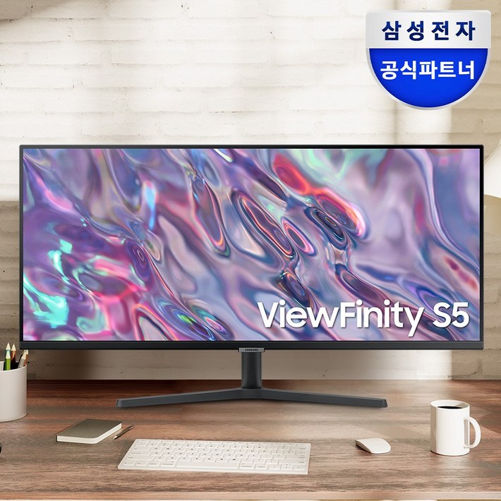 삼성 뷰피니티 S5 S34C500 와이드모니터 WQHD 100Hz, S34C500, 86cm 삼성 뷰피니티 S5 S34C500 와이드모니터 WQHD 100Hz, S34C500, 86cm
