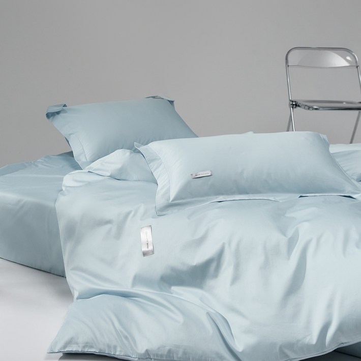 베이직톤 고밀도 면 80수 양면 이불커버 호텔 순면 침구 사계절용  150160180200220 10color