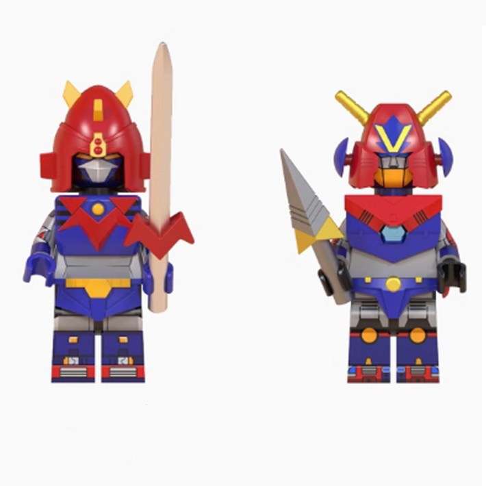 커스텀 미니피규어 콤파트라V 볼테스V 2종 세트 브릭 블럭 토이 변신로봇 액션 피규어