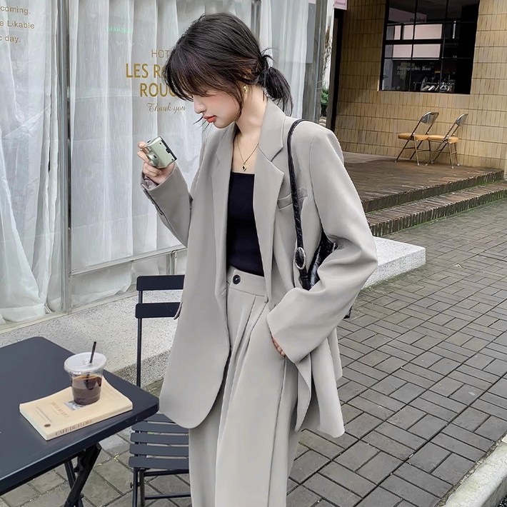 HA.M 여성 정장세트 캐주얼 데일리 오피스 면접 빅사이즈 슈트세트