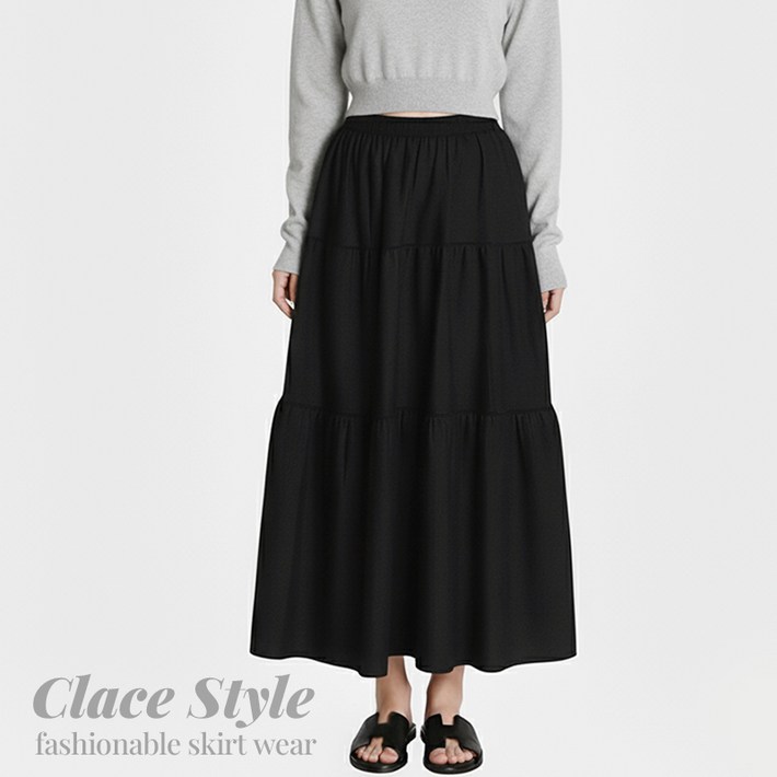 클레이스 캉캉 니트 스커트