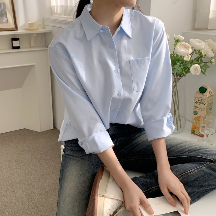 플루터 여성 옥스포드 셔츠 10컬러 SXL 빅사이즈