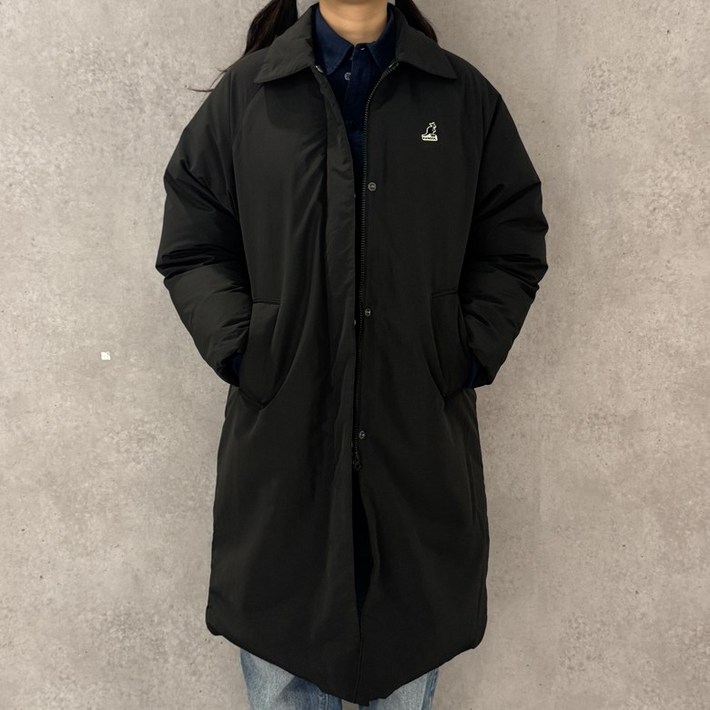 국내정식매장 캉골 자켓 Kangol 우먼스 맥 다운 코트 8557 블랙 점퍼