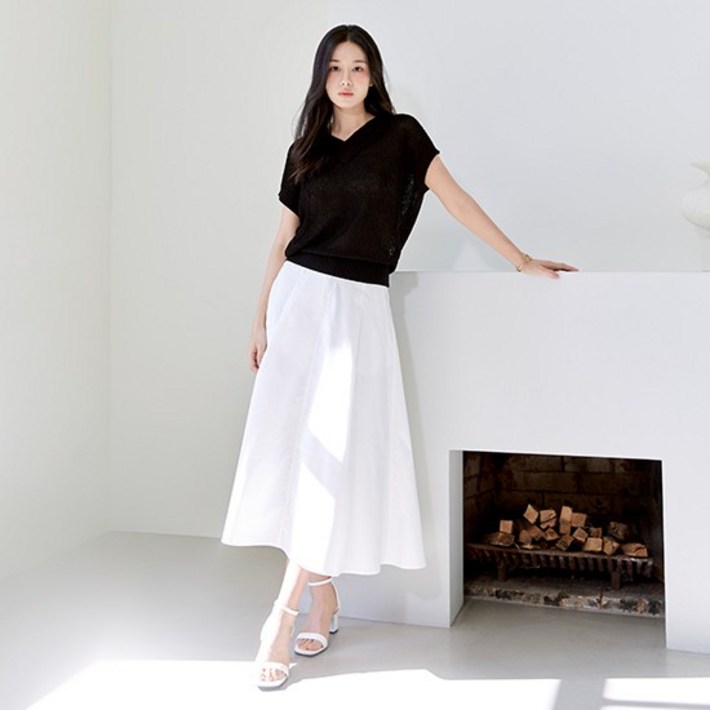 셀렙샵에디션 최초가 69,900원 셀렙샵 에디션 25SS 썸머 코튼 플레어 스커트