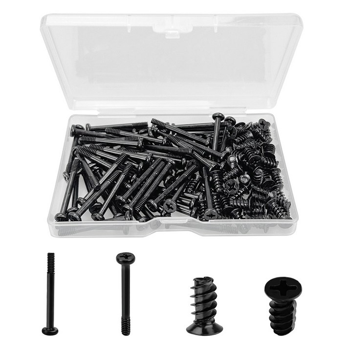 120개 PC 나사 키트, M3.53mm M510mm 라디에이터 팬 나사, PC 케이스 팬 나사, 팬 나사, 라디에이터 팬 장착 나사, 섀시용 컴퓨터 팬 나사, 마더보드, 팬