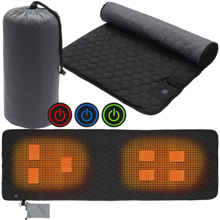 온열침낭 발열 USB 혹한기 침낭 Heating Mat USB Sleeping Insulation Camping Heated Mattress Bag Outdoo