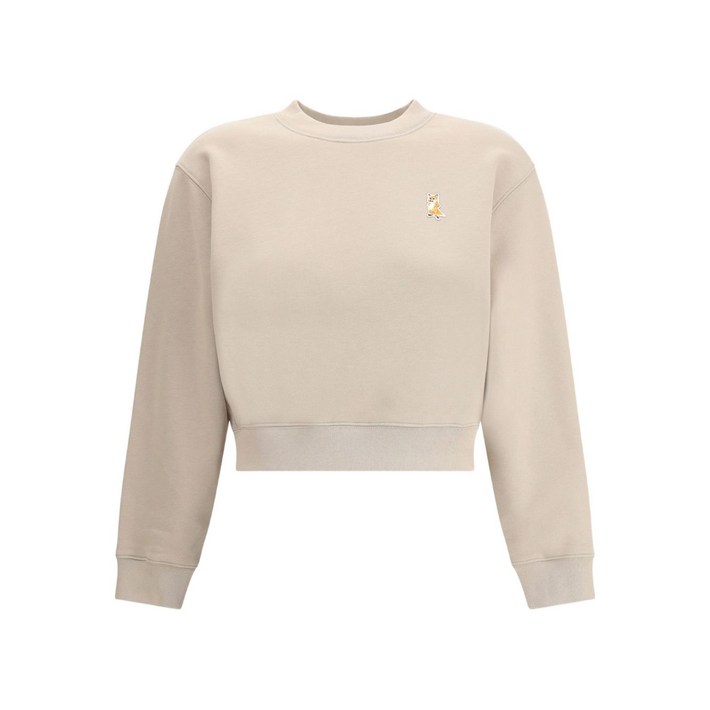 메종키츠네 레이디 폭스 자수 스웨트셔츠