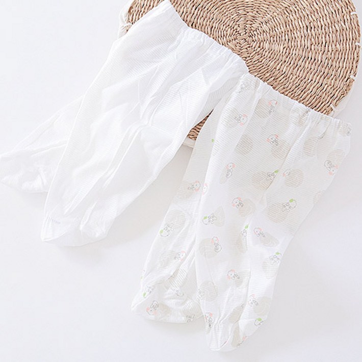 영유아용 여름 무형광 쟈가드 실켓 발싸개 실내 바지