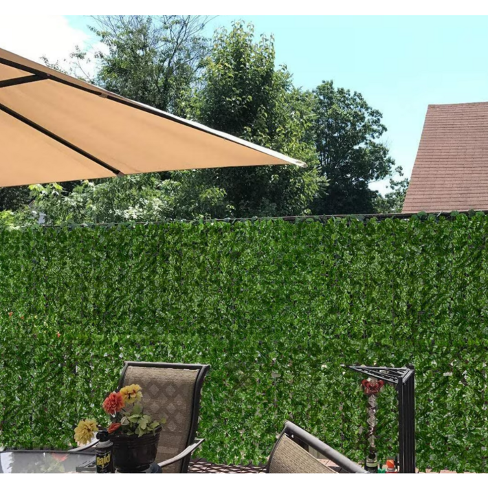 라슈에뜨 테라스 발코니 담장 난간 데코 장식 울타리 프라이버시 휀스 펜스 가림막 나뭇잎