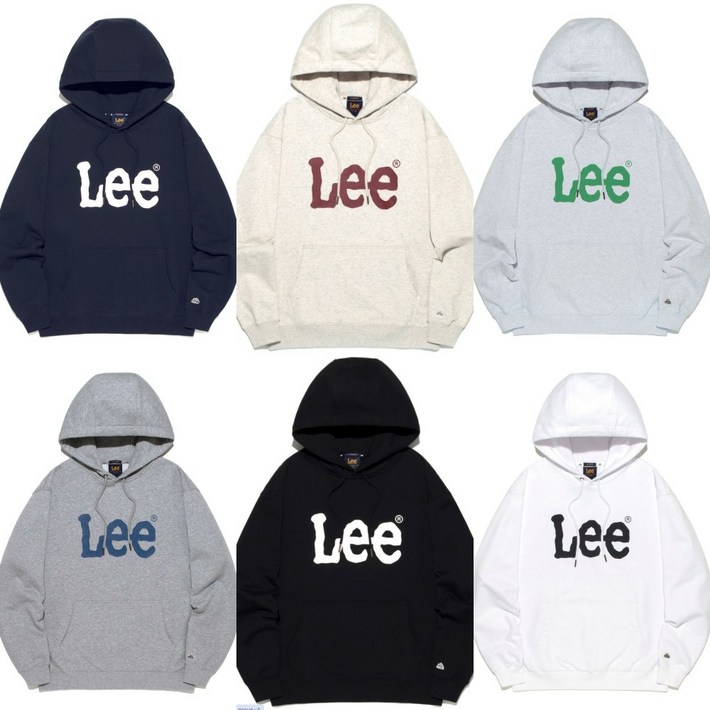 국내매장판 리 LEE 상의빅 트위치 로고 후드 티셔츠 색상 6종