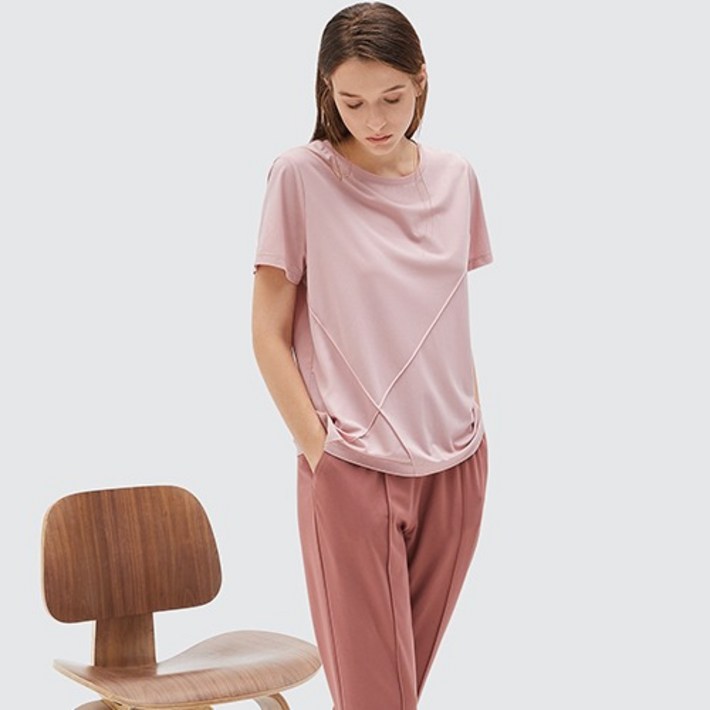 오오아 크리스탈 여성 고급 홈웨어 상하세트