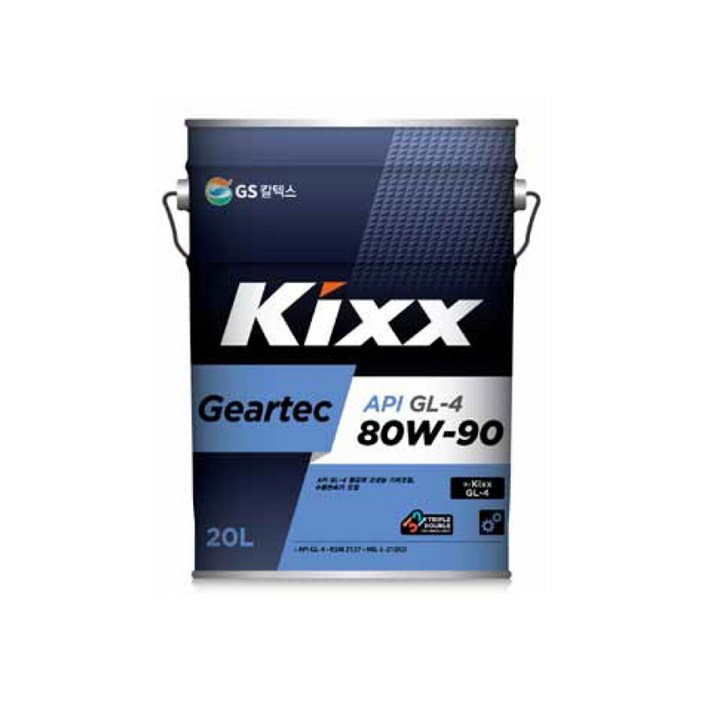 kixx 기어오일 Geartec GL4 80W90 20L, 1개, 단일상품