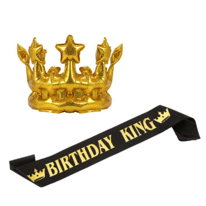 베르트폴 생일파티 왕관 어깨띠 세트