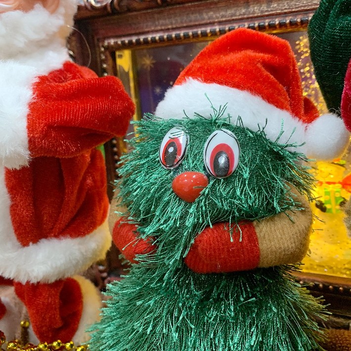 크리스마스 춤추는 트리 인형