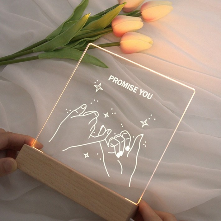 호미호비 DIY 아크릴 무드등 만들기, 미니형마카도안북