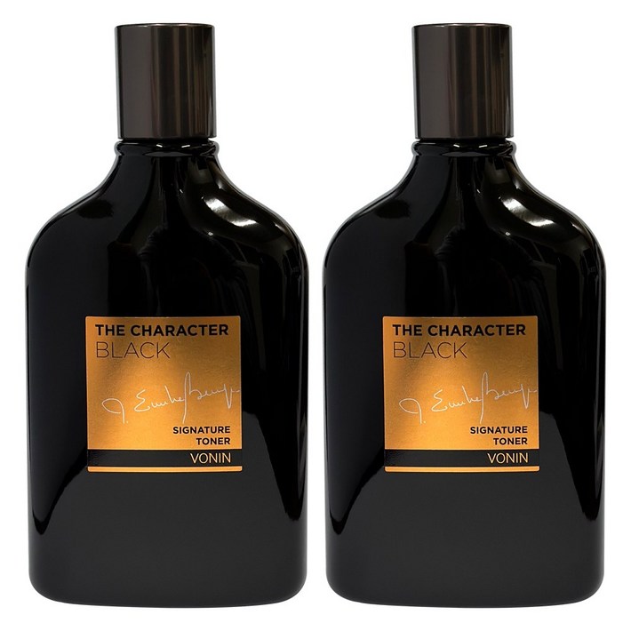 보닌 더 캐릭터 블랙 스킨 1 1, 140ml, 2개
