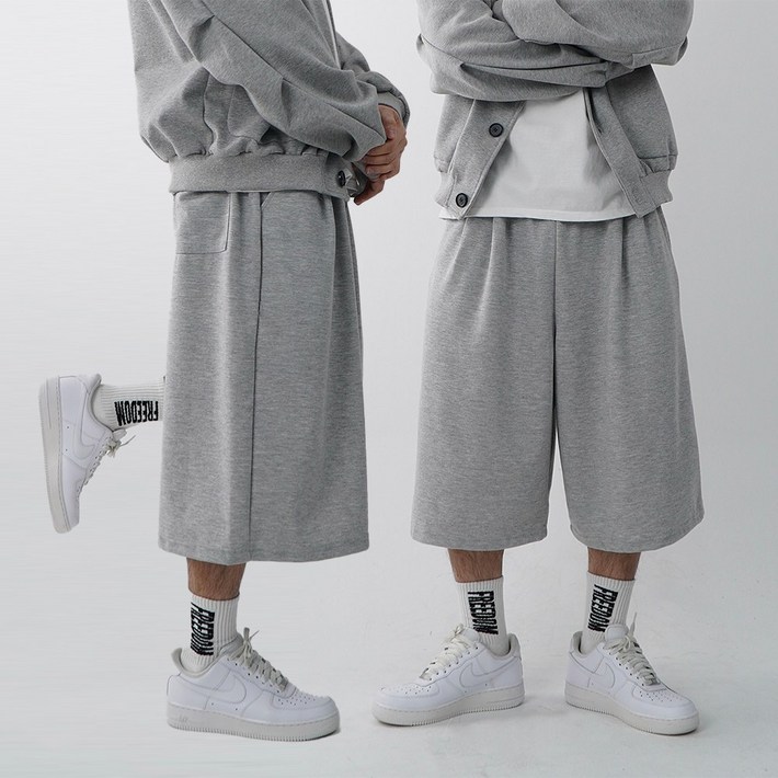 당일출고 고중량 남자버뮤다팬츠 벌룬팬츠 빅사이즈반바지