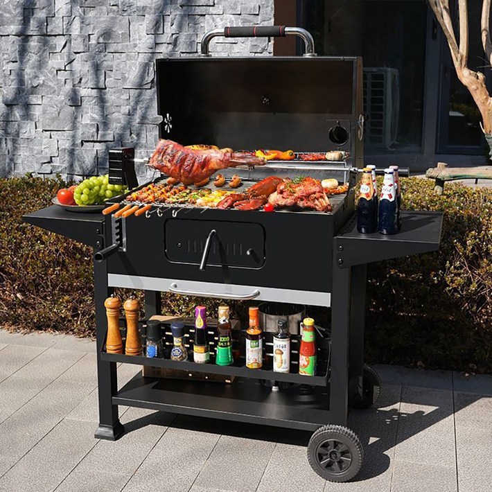 그릴마스터 대형 훈제 바비큐 그릴 펜션 캠핑 화로