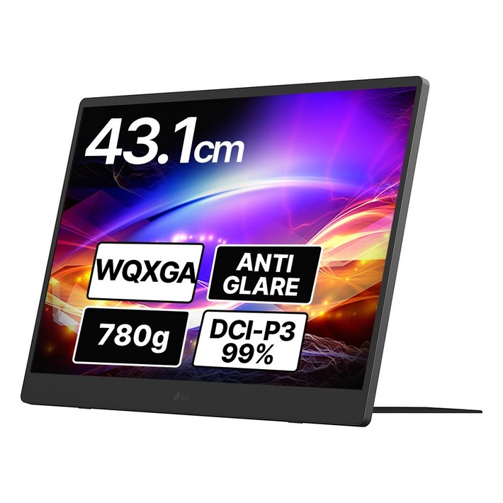 LG 그램뷰 3세대 17MT70 엘지 플러스뷰 17인치 포터블 휴대용 모니터 +view