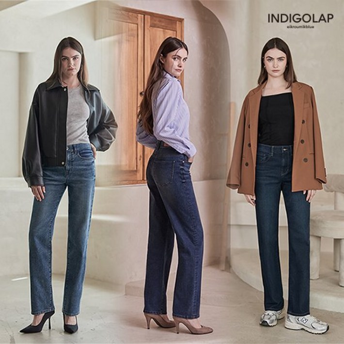 인디고랩 24FW 최신상 여성 릴렉스핏 데님 3종 인디고랩 24FW 최신상 여성 릴렉스핏 데님 3종