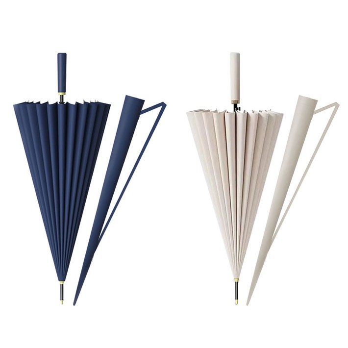 로에드 11 튼튼한 대형 장우산 태풍 골프 우산 커버 포함