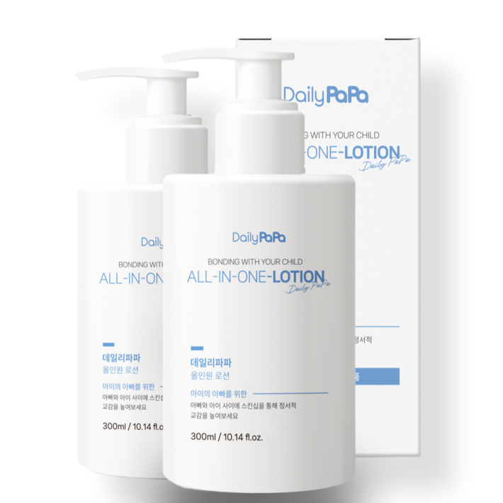 데일리파파 리커버리 무향 저자극 남성 올인원 로션, 2개, 300ml