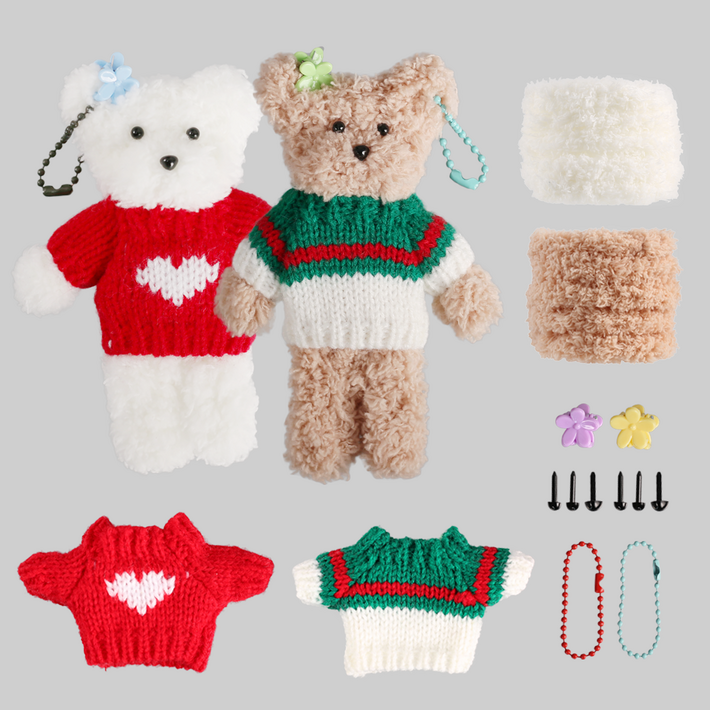 모핸 모루 인형 가방고리 만들기