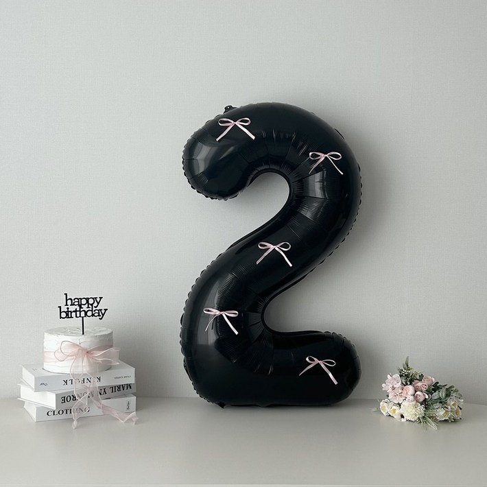 연지마켓 블랙 대형 숫자 풍선 리본 기념일 생일 연지마켓 블랙 대형 숫자 풍선 리본 기념일 생일