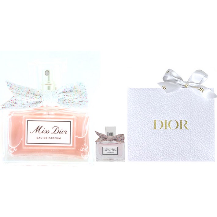 미스디올 오 드 퍼퓸 100ml  5ml 백화점정품, 쇼핑백