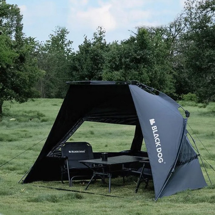 블랙독 원터치 자동 그늘막 돔 텐트 비치텐트