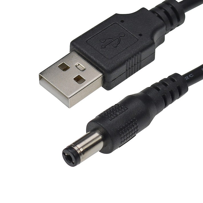 USB A타입 to DC 변환 케이블 외구경 5.5mm 내구경 2.1mm 컨버터 공유기 셋톱박스 전화기 다양한 전자기기용 충전 지원 케이블, 100cm, 1개 USB A타입 to DC 변환 케이블 외구경 5.5mm 내구경 2.1mm 컨버터 공유기 셋톱박스 전화기 다양한 전자기기용 충전 지원 케이블, 100cm, 1개