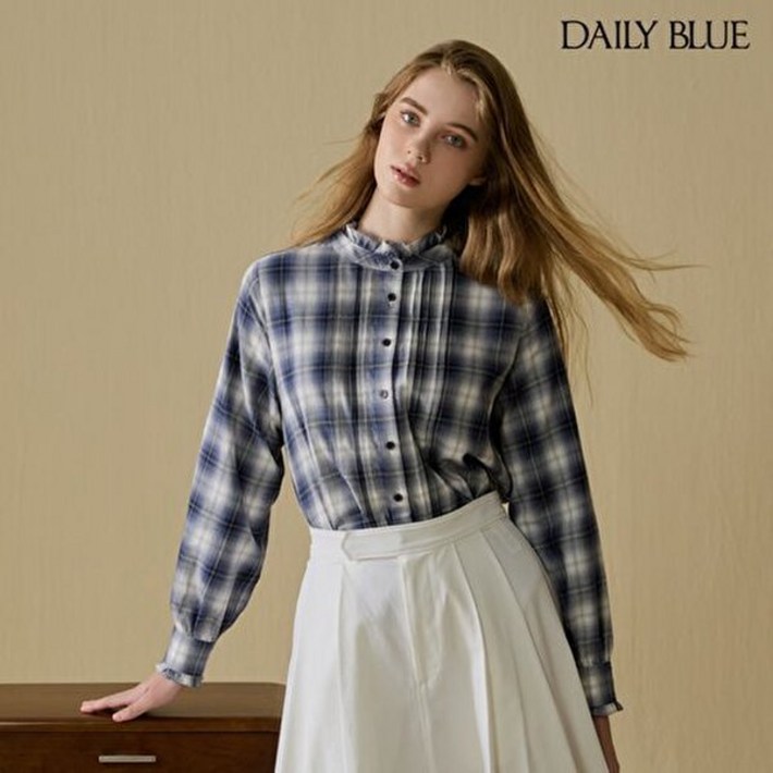 데일리블루 25FW 프릴 블라우스 3종