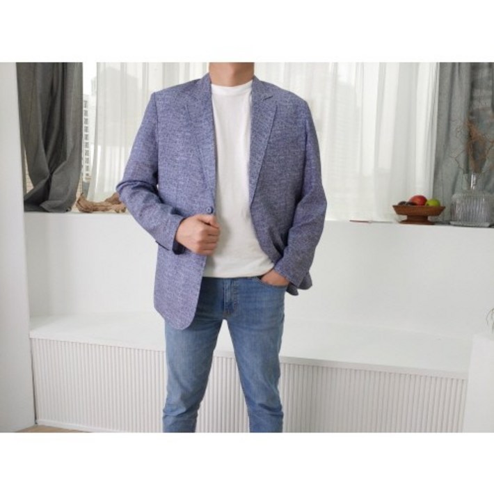 남자 여름콤비자켓 여름 자켓 블레이져 국내생산 고급원단 가볍고 시원한 중년 여름 콤비마이 B.D.VERITY베리티