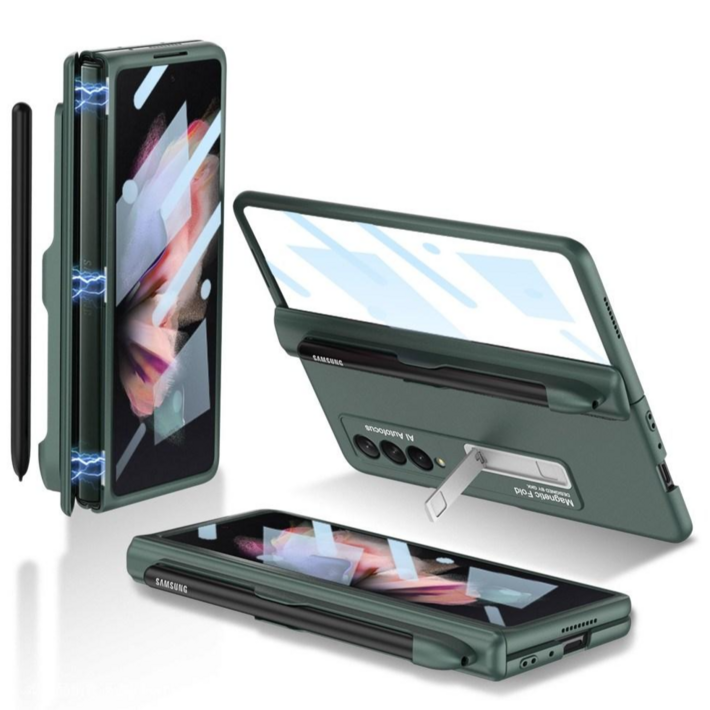 루스톤 갤럭시 Z폴드 디케 S펜 수납 스탠딩 거치 핸드폰케이스