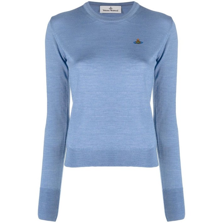 비비안웨스트우드 구체 자수 파인 니트 스웨터