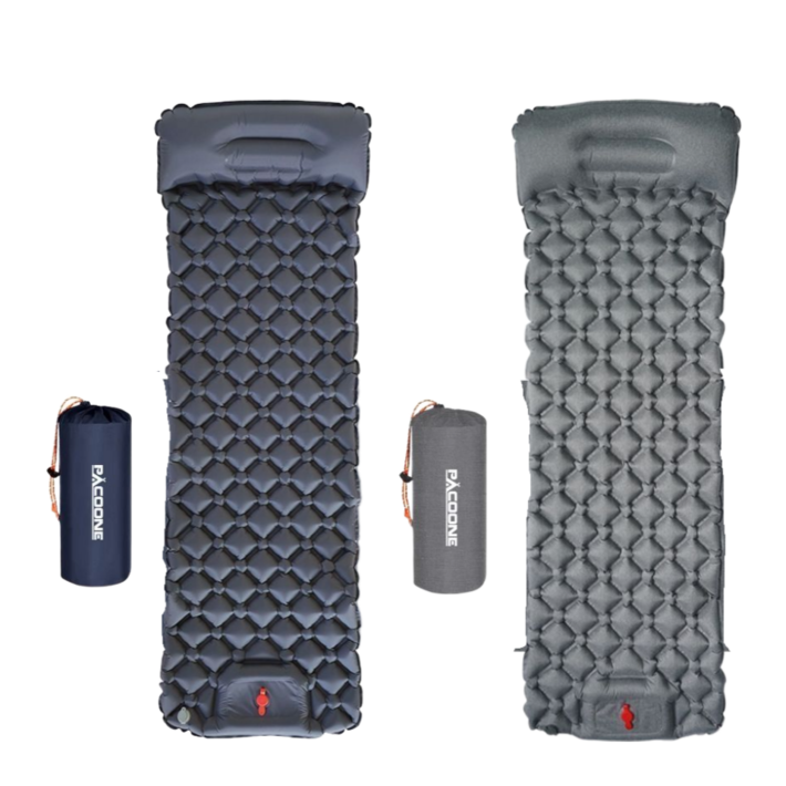 지크 초경량 초간단 캠핑 자충매트, 그레이