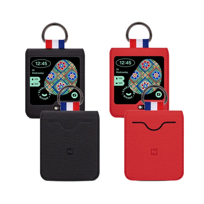 11 갤럭시 Z플립5 마리포사 링 홀더 카드 수납 케이스