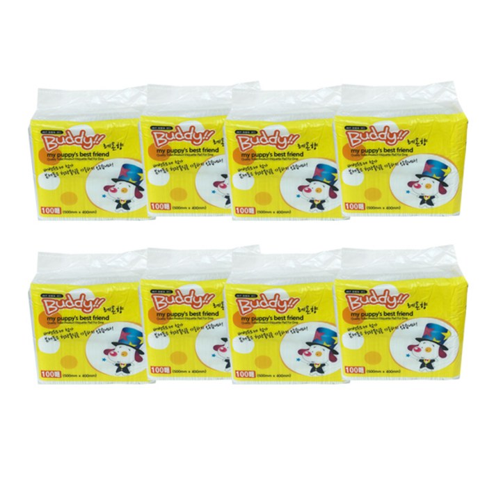 알뜰 애견패드 버디 100매, 50cm x 40cm, 8개, 100개입