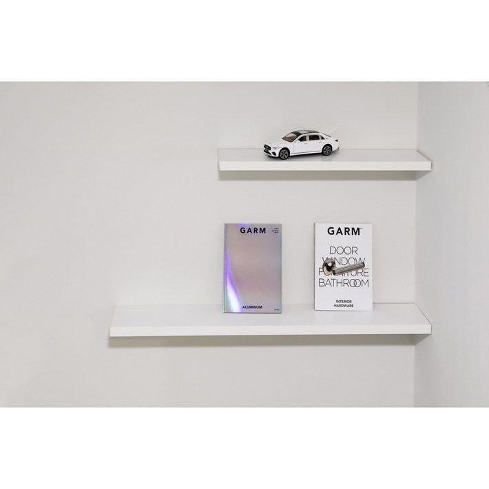 (국내제작)최고급LPM 23T 슬림 화이트 무지주선반900