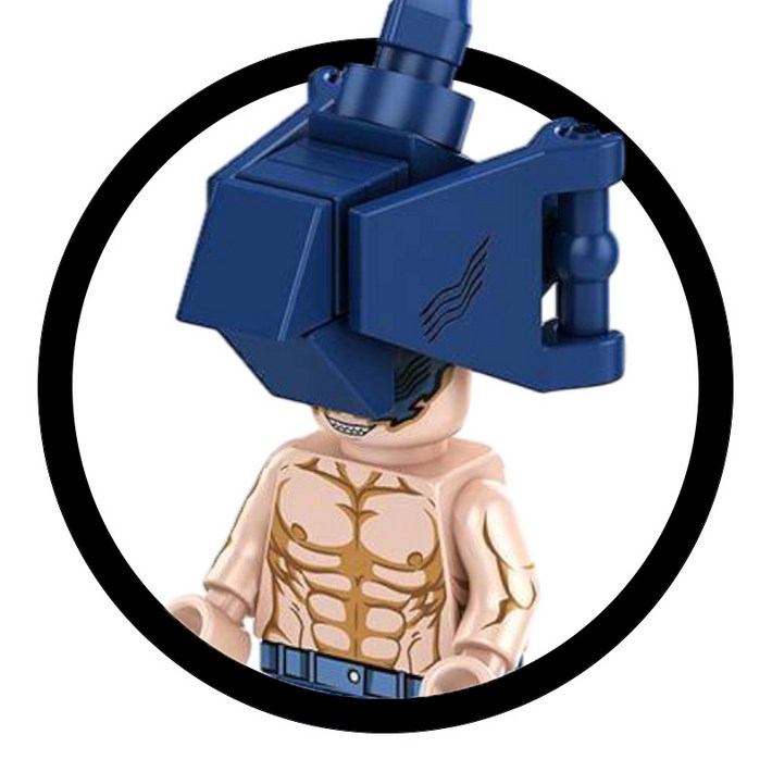 체인소맨 캐릭터 호환블록 브릭미니피규어 8종 취미수집장식전시컬렉션용 커스텀 블록피겨 키덜트아이템