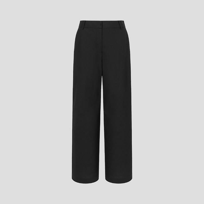 백화점정품 25년SS 빈폴레이디스 빈폴 BEANPOLE 울폴리 와이드 슬랙스 블랙 BF5921C535
