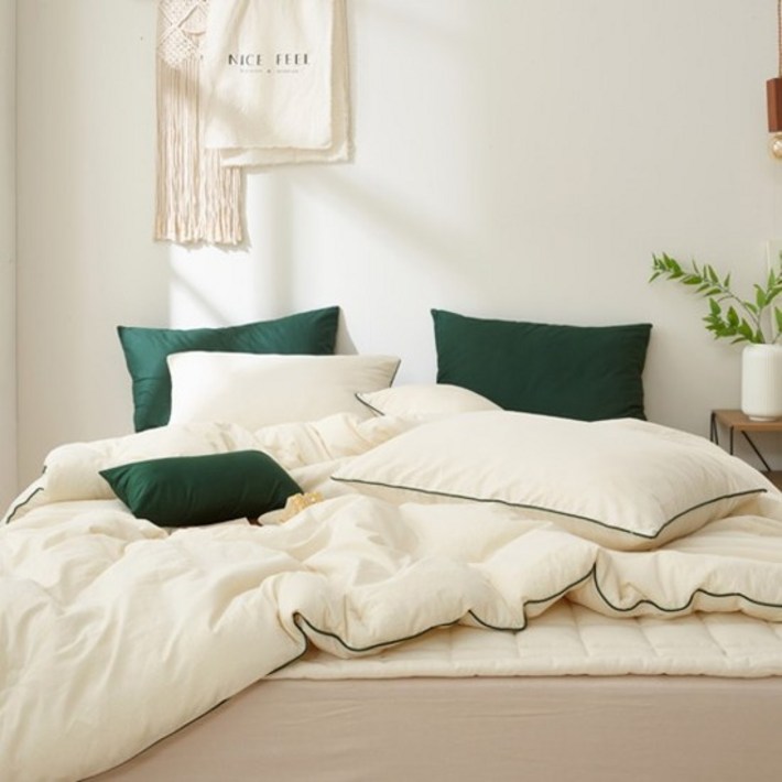 나이스필퓨어코튼 워싱광목면 차렵이불S