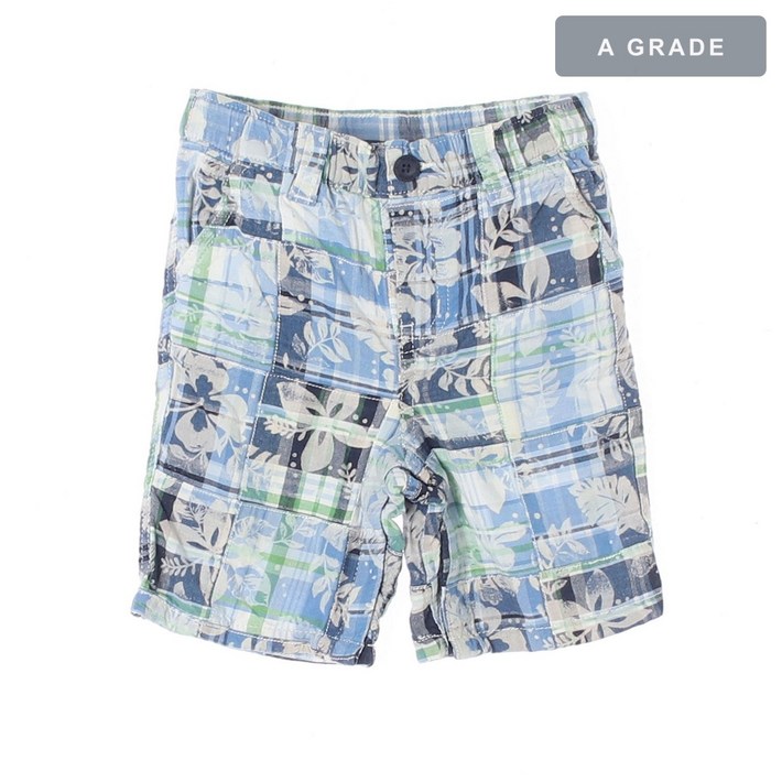 BABY GAP 베이비 갭 아카이브 핸드크래프트 무드 패치워크 밴딩 하프 팬츠 KIDS85